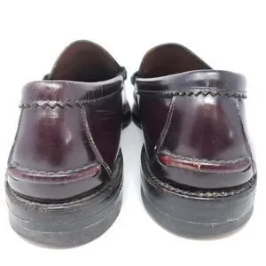 L.L. Bean Men\'s Penny Loafers Sz 11.5 C Burgundy All Leather Casual Dress Shoes ll bean penny loafers products for sale | eBay main image 4
